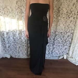**SALE** BCBG Midnight navy floor length gown